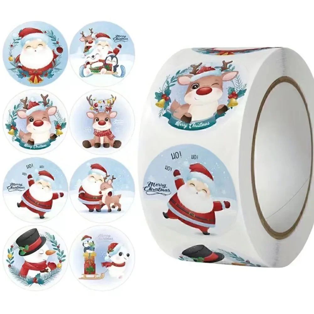 500 piece Christmas sticker labels